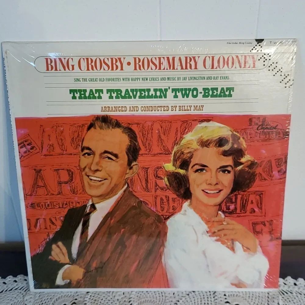 Vintage 1965 PROMO Bing Crosby Rosemary Clooney Vinyl Record Album